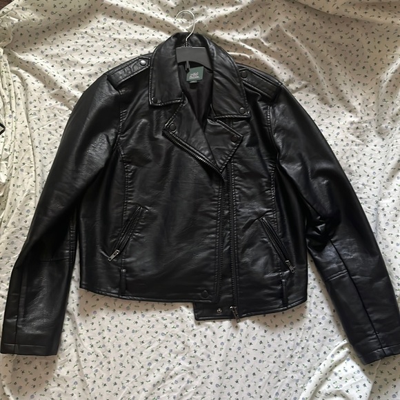 wild fable Jackets & Blazers - Black leather jacket
